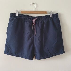 Simons i.FIV5 mens navy blue swim shorts size large
